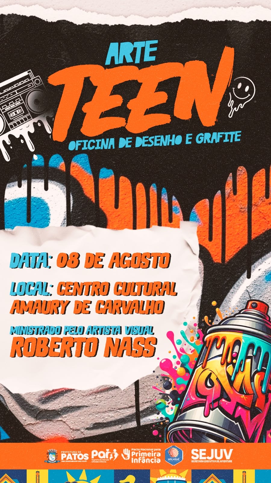 Arte Teen [Oficina de Desenho de Grafite]