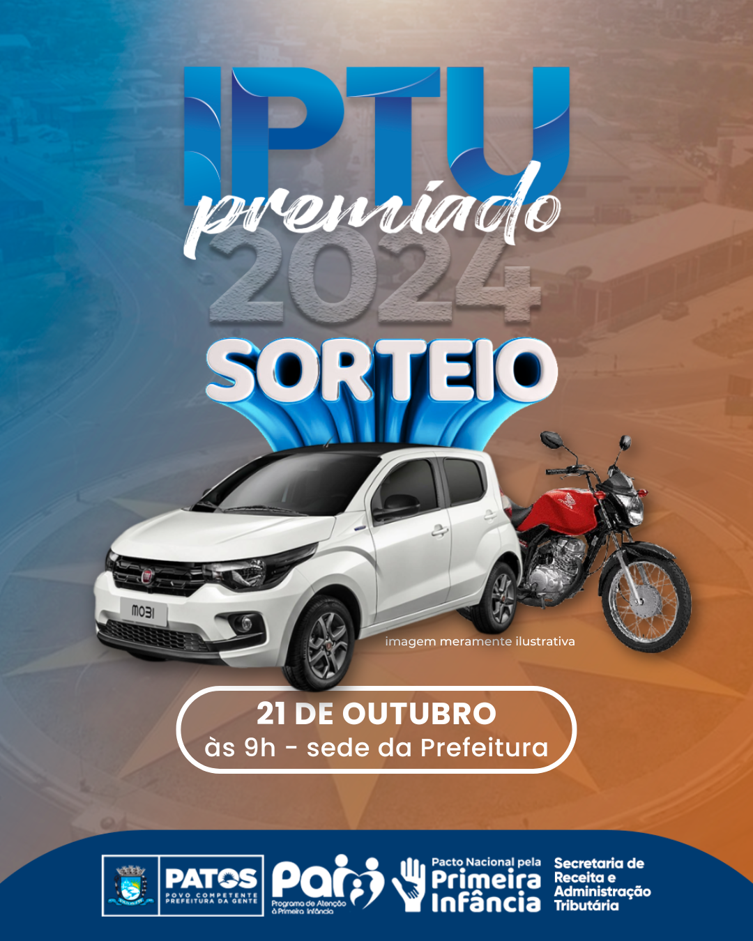 Segundo sorteio do IPTU Premiado 2024 acontecer na prxima segunda-feira, 21 de outubro