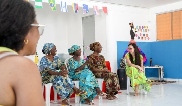 CRAS Severina Celestino realiza encontro sobre diversidade cultural com convidadas nigerianas e grupos do SCFV