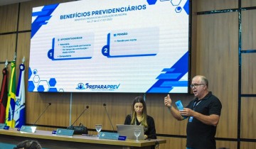PatosPrev leva a��o itinerante e orienta��es previdenci�rias aos servidores da C�mara Municipal de Patos