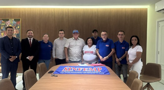 Prefeito recebe diretoria do SINFEMP em Patos