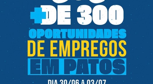 AeC abre novas oportunidades de emprego e promove mutir�o de inscri��es em Patos