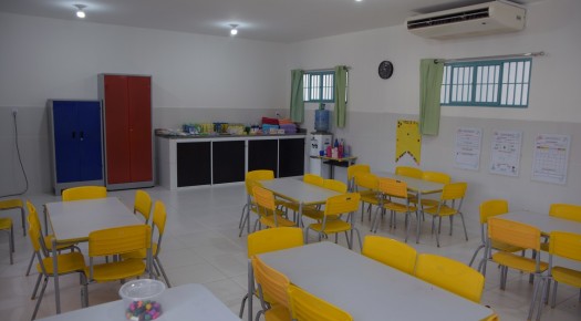 Creche Cremilde Wanderley � entregue ap�s amplia��o e reforma no bairro Nova Conquista
