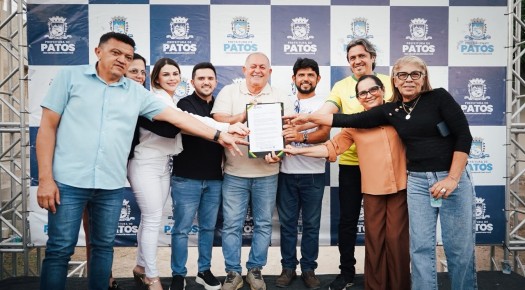 Prefeitura de Patos inicia programa para complementar pavimenta��o de trechos ruas