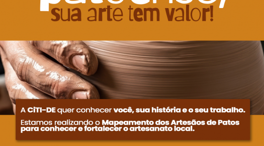 Prefeitura de Patos realiza mapeamento dos artes�os para fortalecer o artesanato local