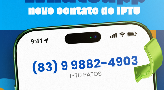 Secretaria de Receita de Patos anuncia novo n�mero de WhatsApp para atendimento do IPTU