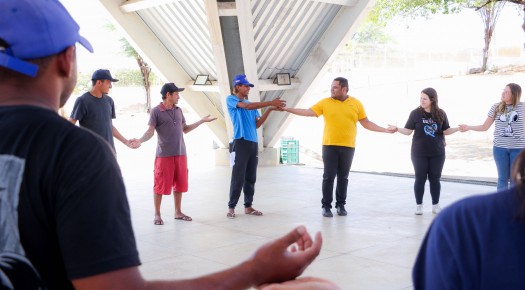 Centro POP promove manh� de conviv�ncia e conhecimento no Parque Religioso Cruz da Menina
