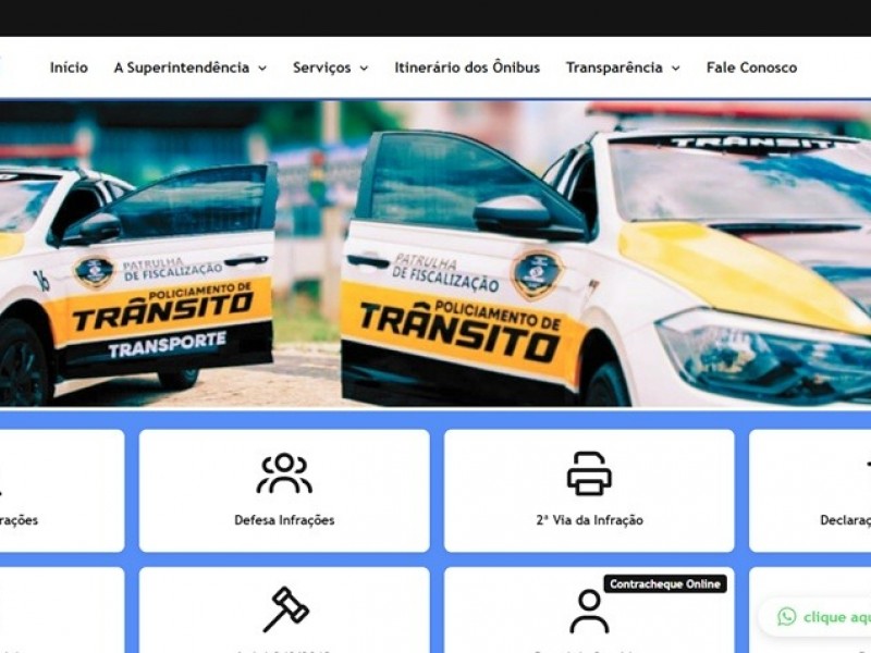 STTRANS amplia servi�os online e facilita atendimento ao cidad�o patoense